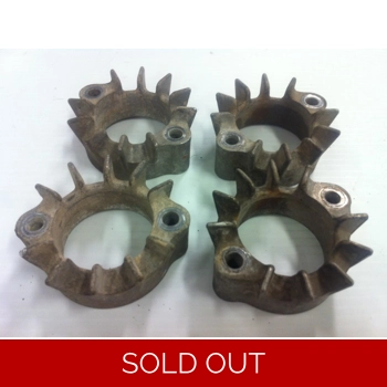 1982 Honda CB650SC CB 650 Nighthawk Exhaust Flange Collar Set of 4